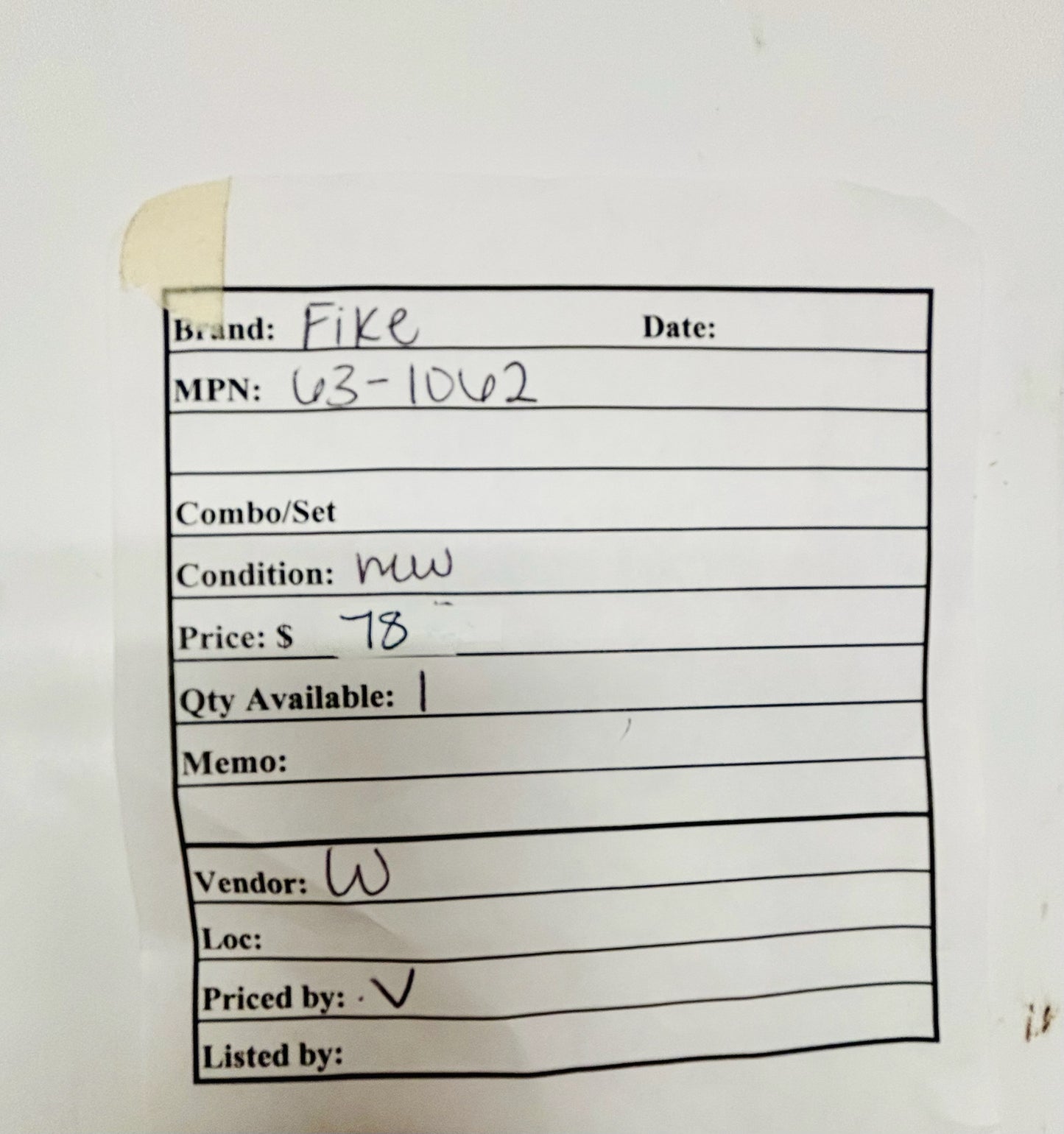 Fike 63-1062 Intelligent Photoelectric Duct Smoke Sensor with Isolators