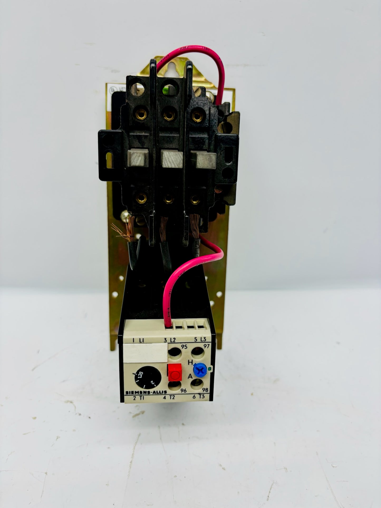 Siemens OLR 0200 thermal motor overload relay 1.25–2 A with CXL03