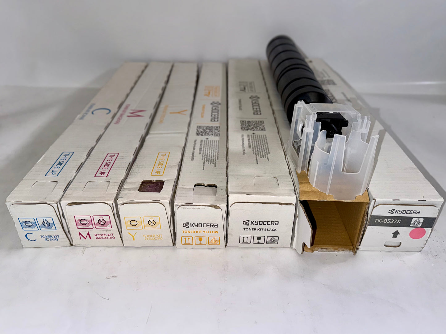 7 OEM Kyocera TASKalfa 3552ci,3553ci,4052ci TK-8527 CMYYKKK Toner (1 Open Black)