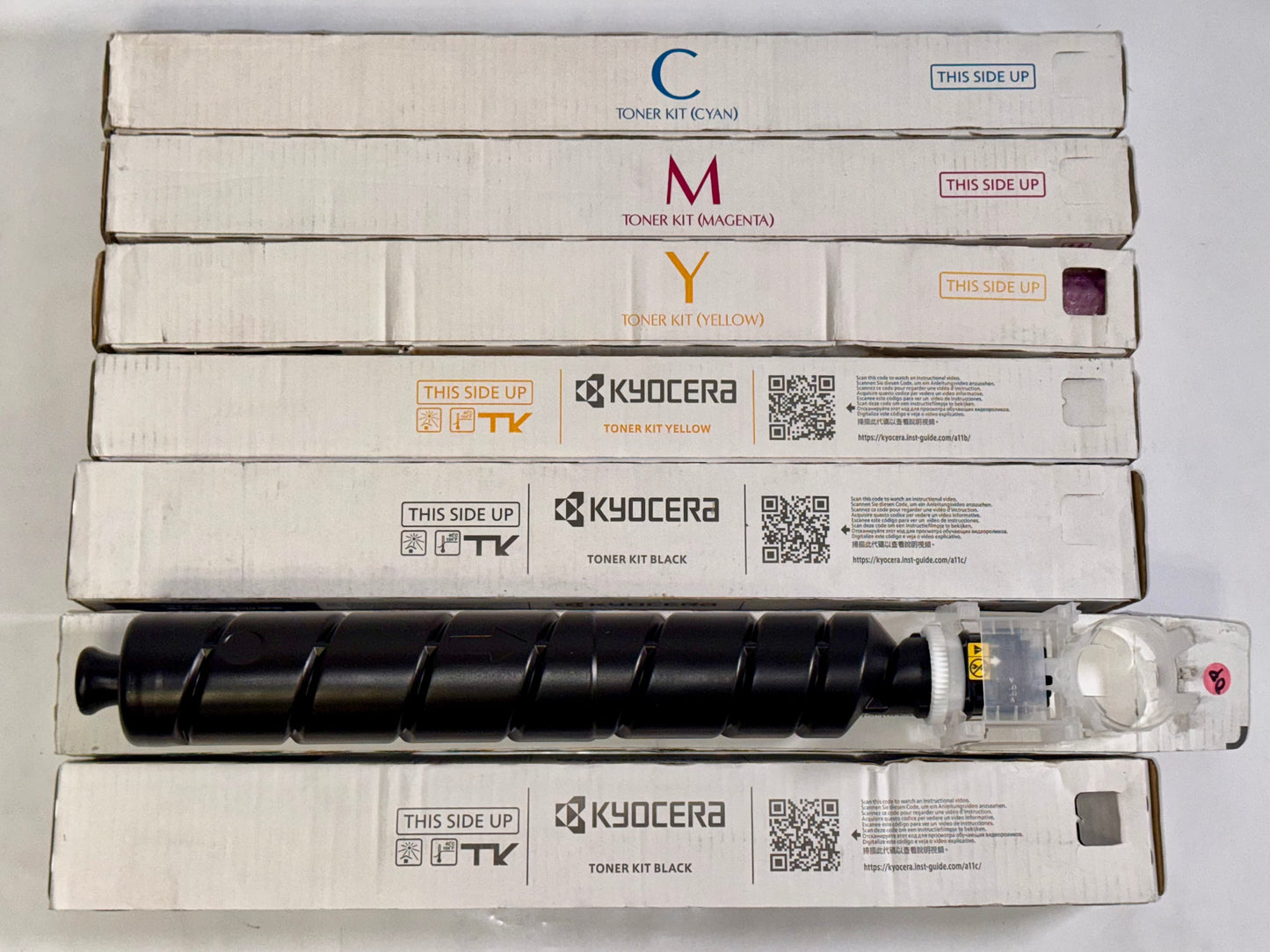 7 OEM Kyocera TASKalfa 3552ci,3553ci,4052ci TK-8527 CMYYKKK Toner (1 Open Black)