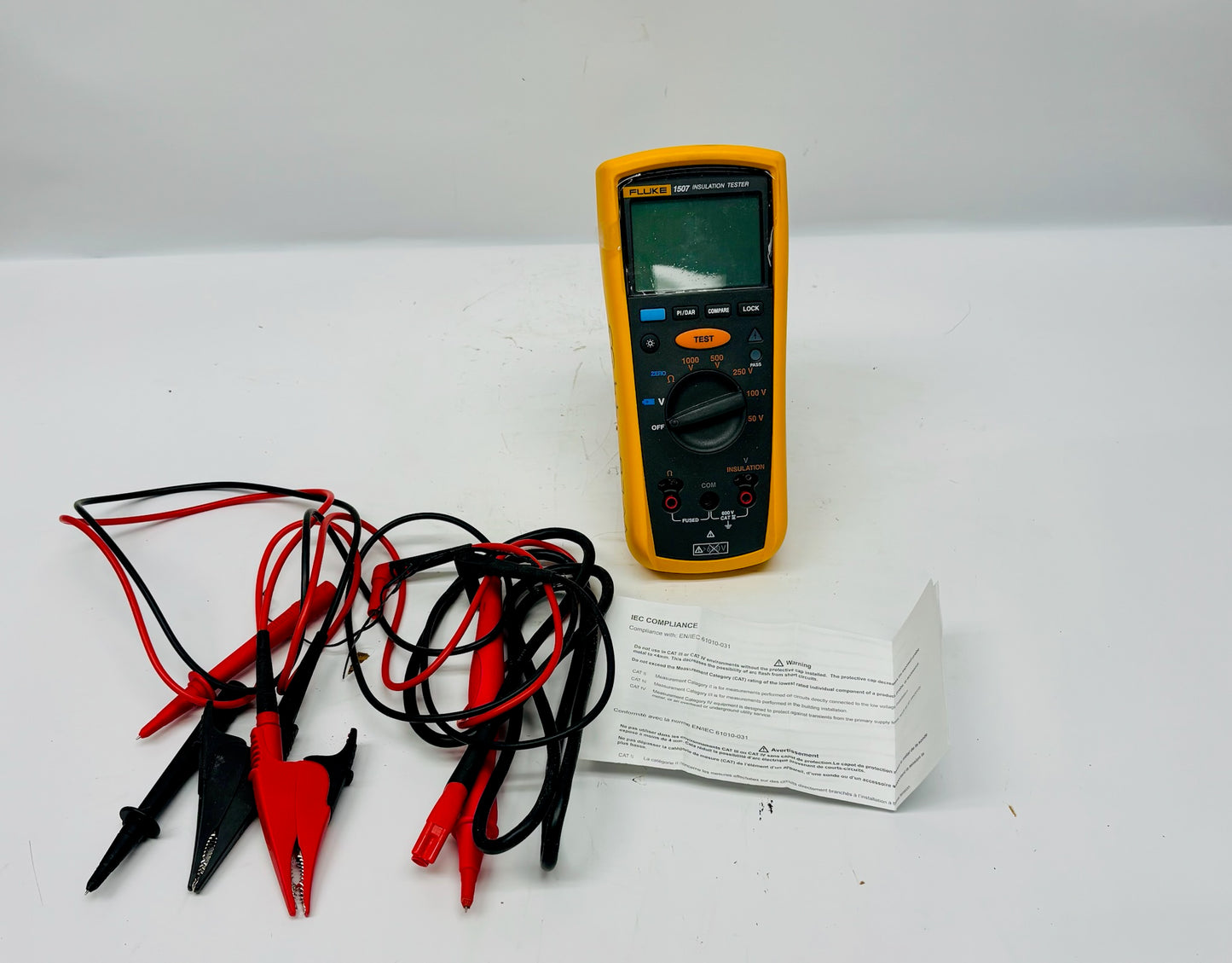 Fluke 1507 Insulation Resistance Tester