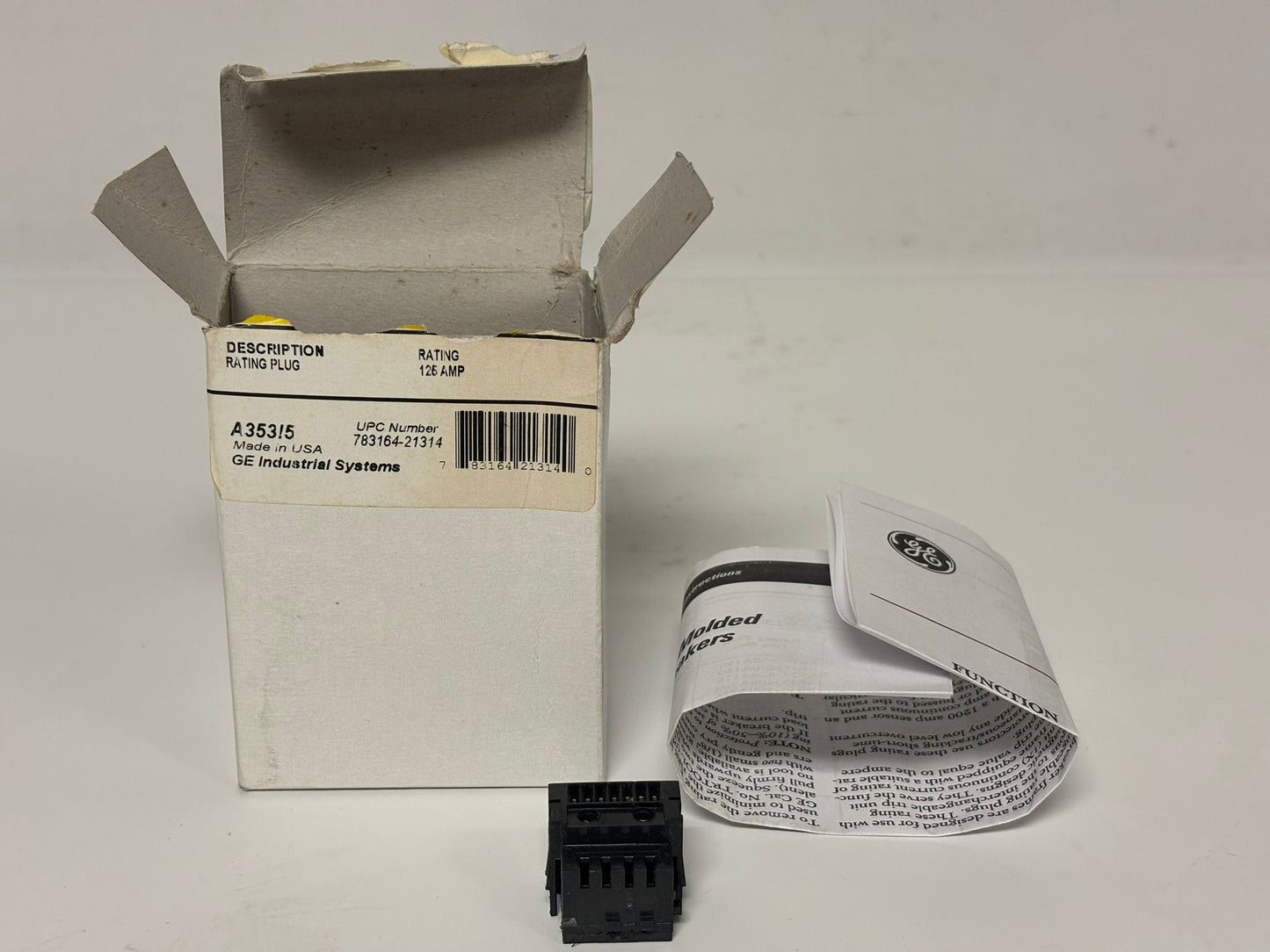 New Open Box GE Spectra RMS SRPE150A125 Circuit Breaker Plugs - 125 AMP