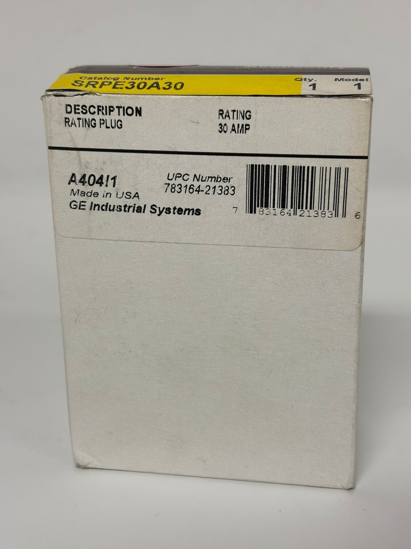 New GE Spectra RMS SRPE30A30 Circuit Breaker Plugs - 30 AMP