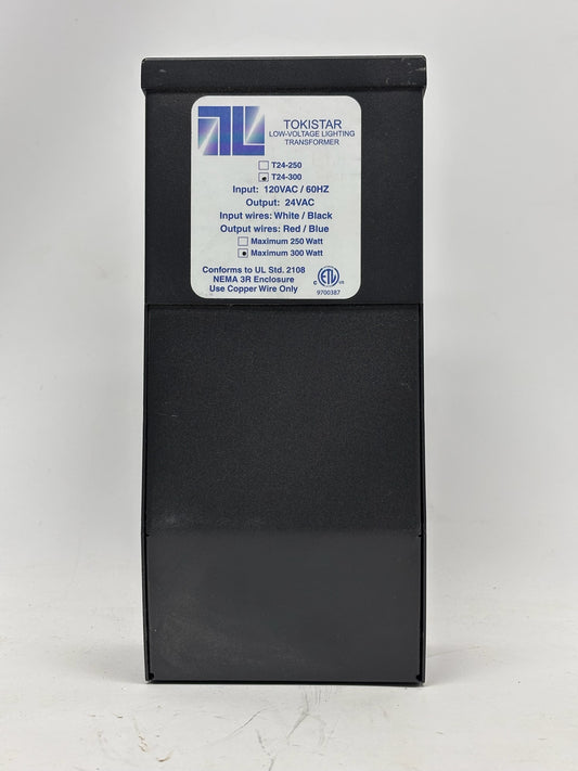 Tokistar T24-300 Transformer, 300W 24VAC, NEMA 3R Outdoor Rainproof Enclosure