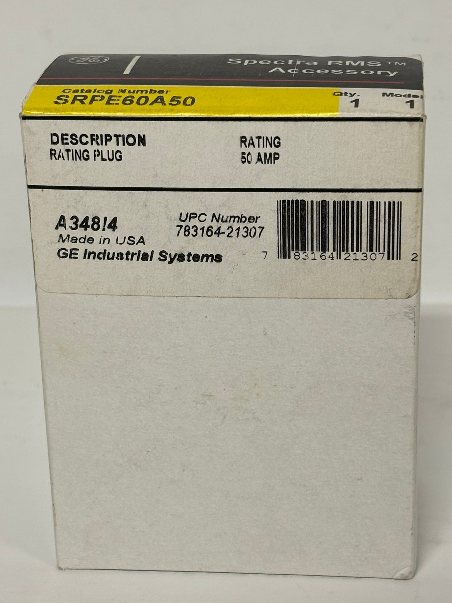 New GE Spectra RMS SRPE60A50 Circuit Breaker Plugs - 50 AMP