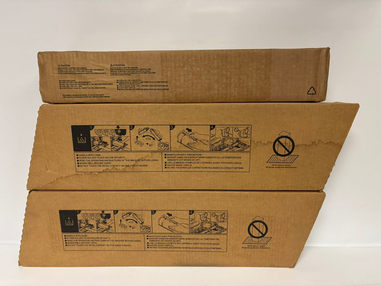 3 OEM Toshiba eSTUDIO 5516AC,6516AC,7516AC T-FC616U-CKK Toners(Water Damage Box)