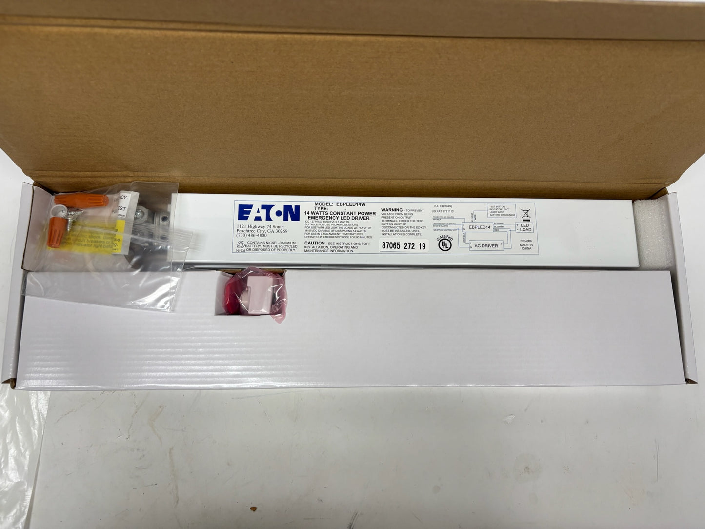 Eaton Sure-Lites EBPLED14W Emergency LED Battery Pack — 14W, UL924