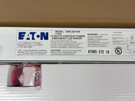 Eaton Sure-Lites EBPLED14W Emergency LED Battery Pack — 14W, UL924