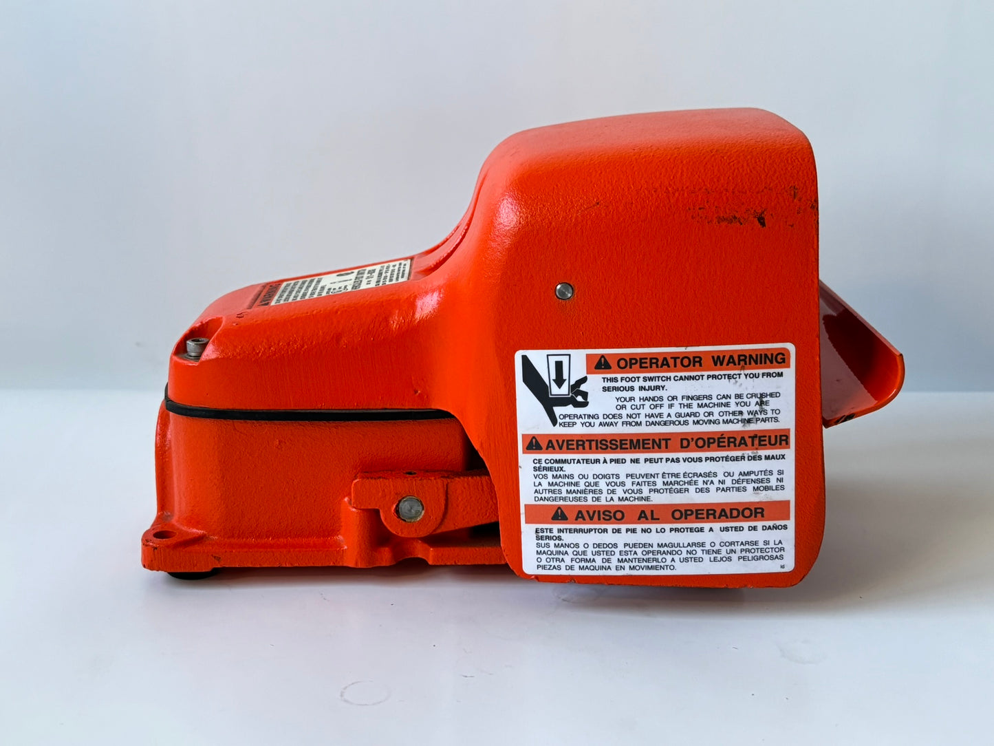 Hercules 511‑B0XG Oversized OX Shield Anti‑Trip Cast Iron Foot Switch