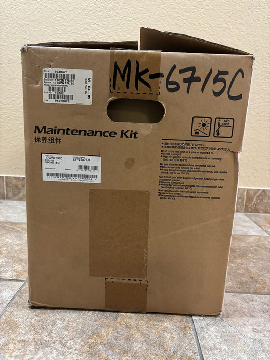 Open OEM Kyocera TASKalfa 6501i,8001i Maintenance Kit MK-6715C,1702N77US0
