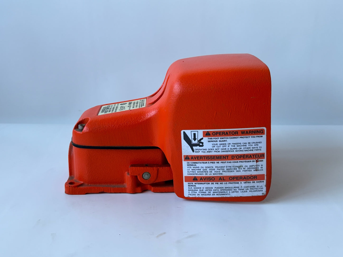 Hercules 531‑SWH0X Heavy‑Duty Foot Switch, SPDT, 20A, Cast Iron