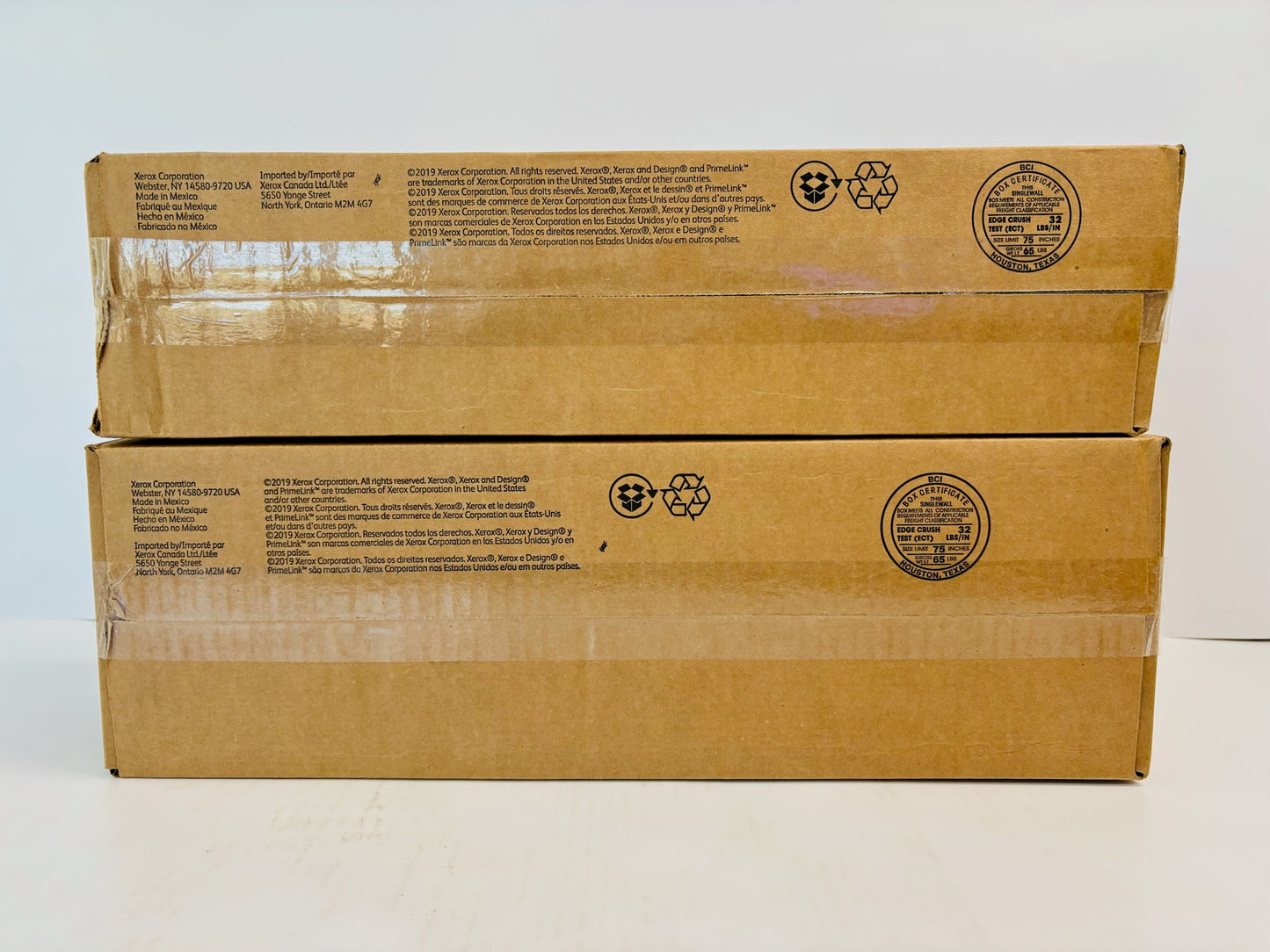 2 Genuine Xerox Color C550,560,570,C60 Color & Black Drum 013R00663,013R00664