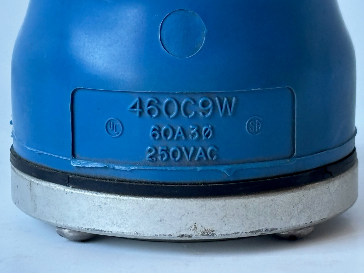 Hubbell 460C9W 60A 3‑Phase Watertight Connector Body