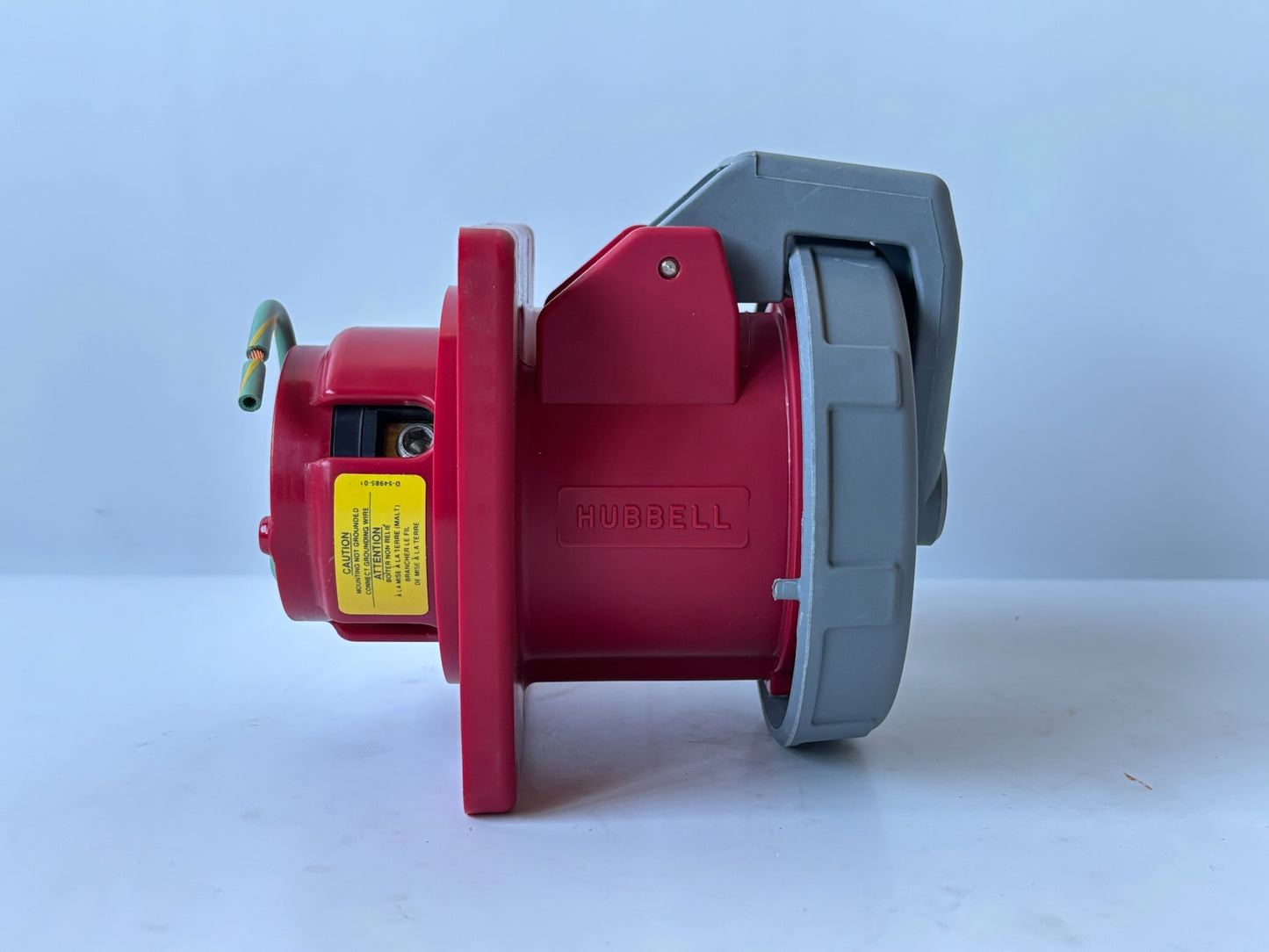 Hubbell HBL460R7W 60 A, 3‑Phase Delta, 480 V Watertight Receptacle