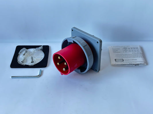 Hubbell HBL460B7W 60A 480V 3‑Phase Watertight Inlet