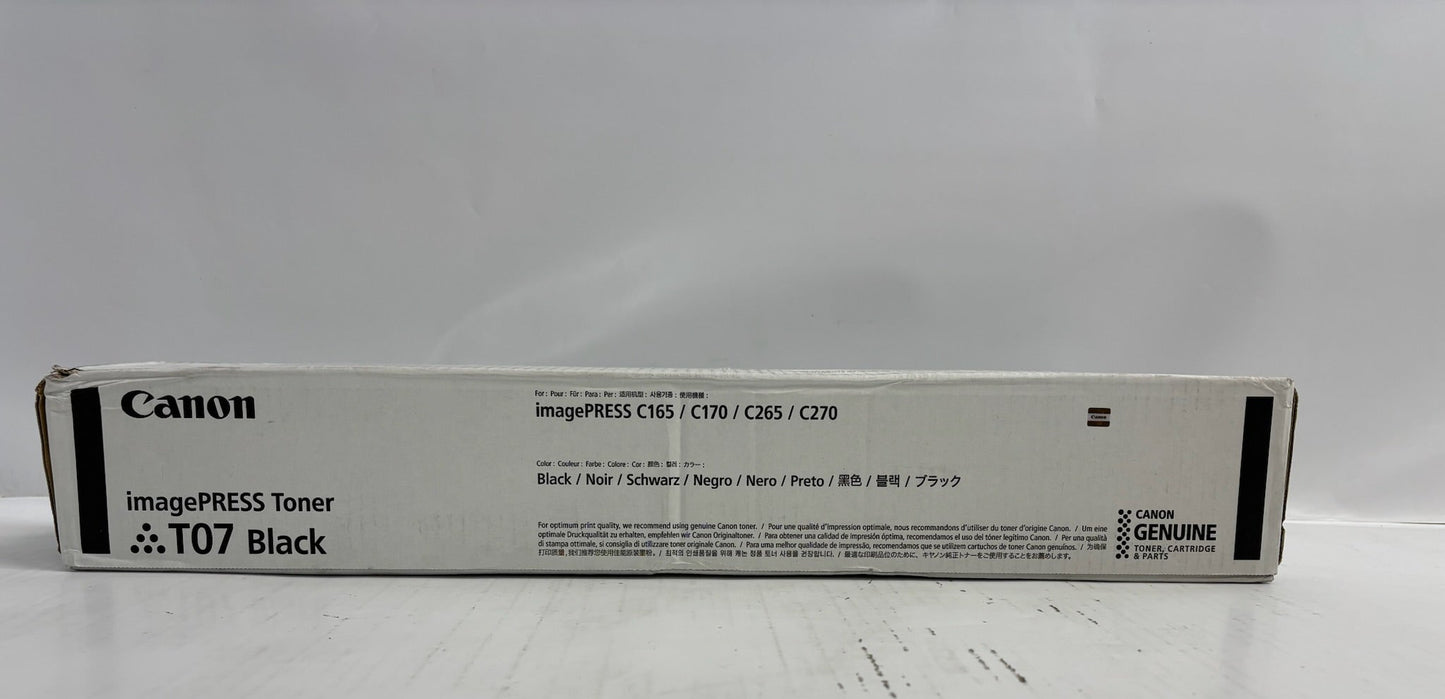 Cosmetic Genuine Canon iP Lite C165,C170,C265,C270 Black Toner T07, 3641C001[AA]