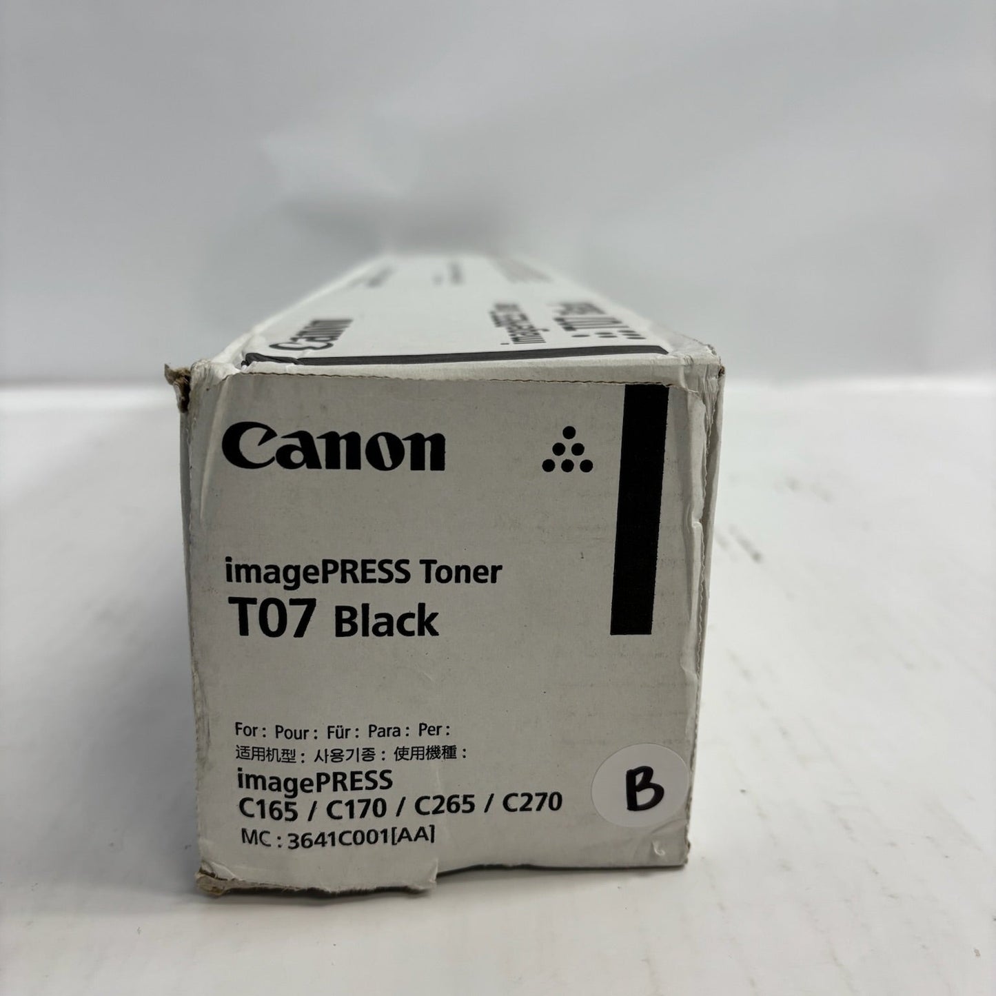 Cosmetic Genuine Canon iP Lite C165,C170,C265,C270 Black Toner T07, 3641C001[AA]