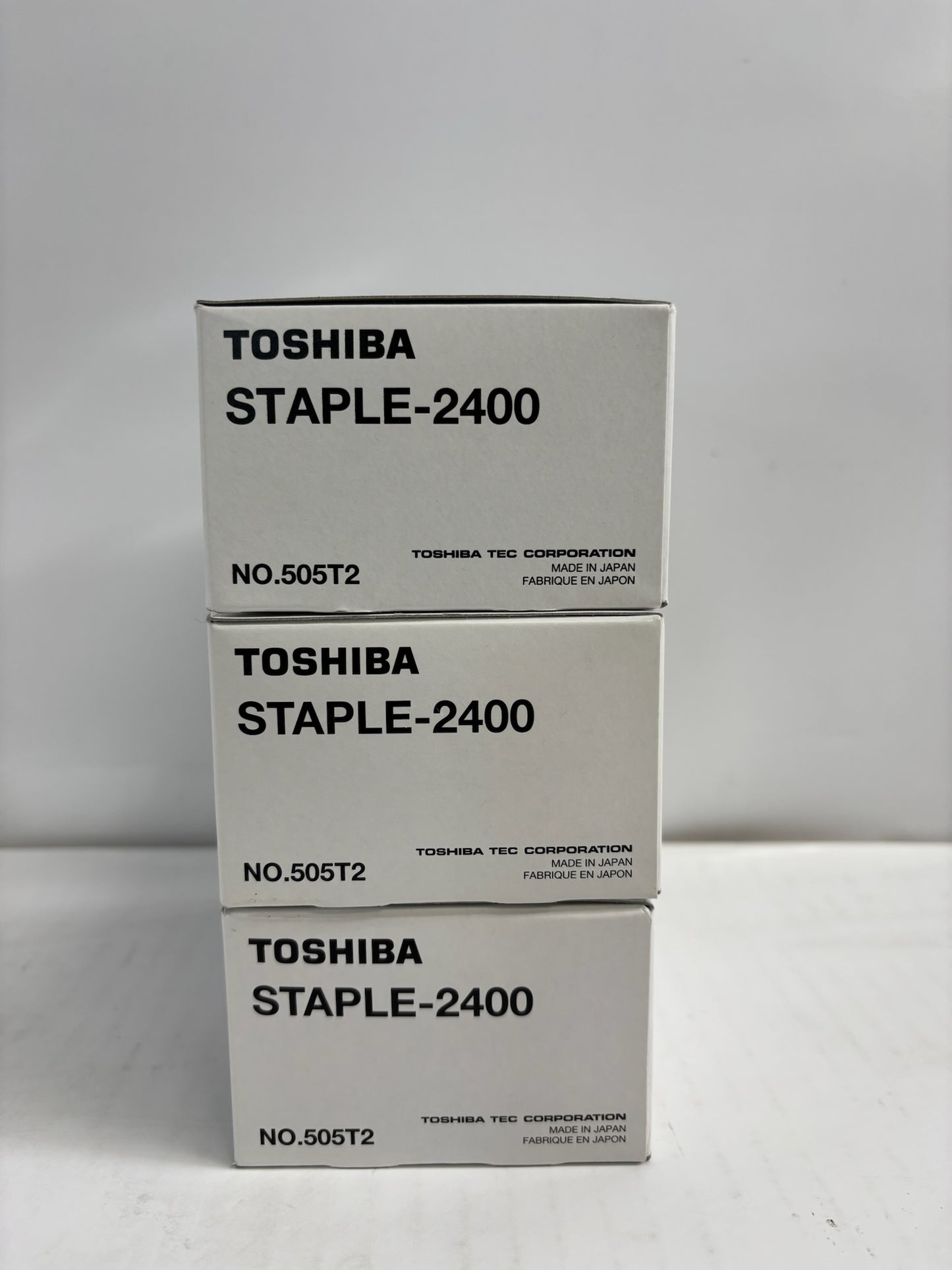 3 Genuine Toshiba Estudio 3025AC,MJ1011,MJ1032 Staple-2400 Cartridge 6A000000706