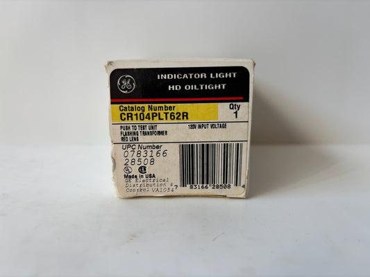 GE CR104PCT62R Indicator Light HD Oil Tight Flashing Transformer