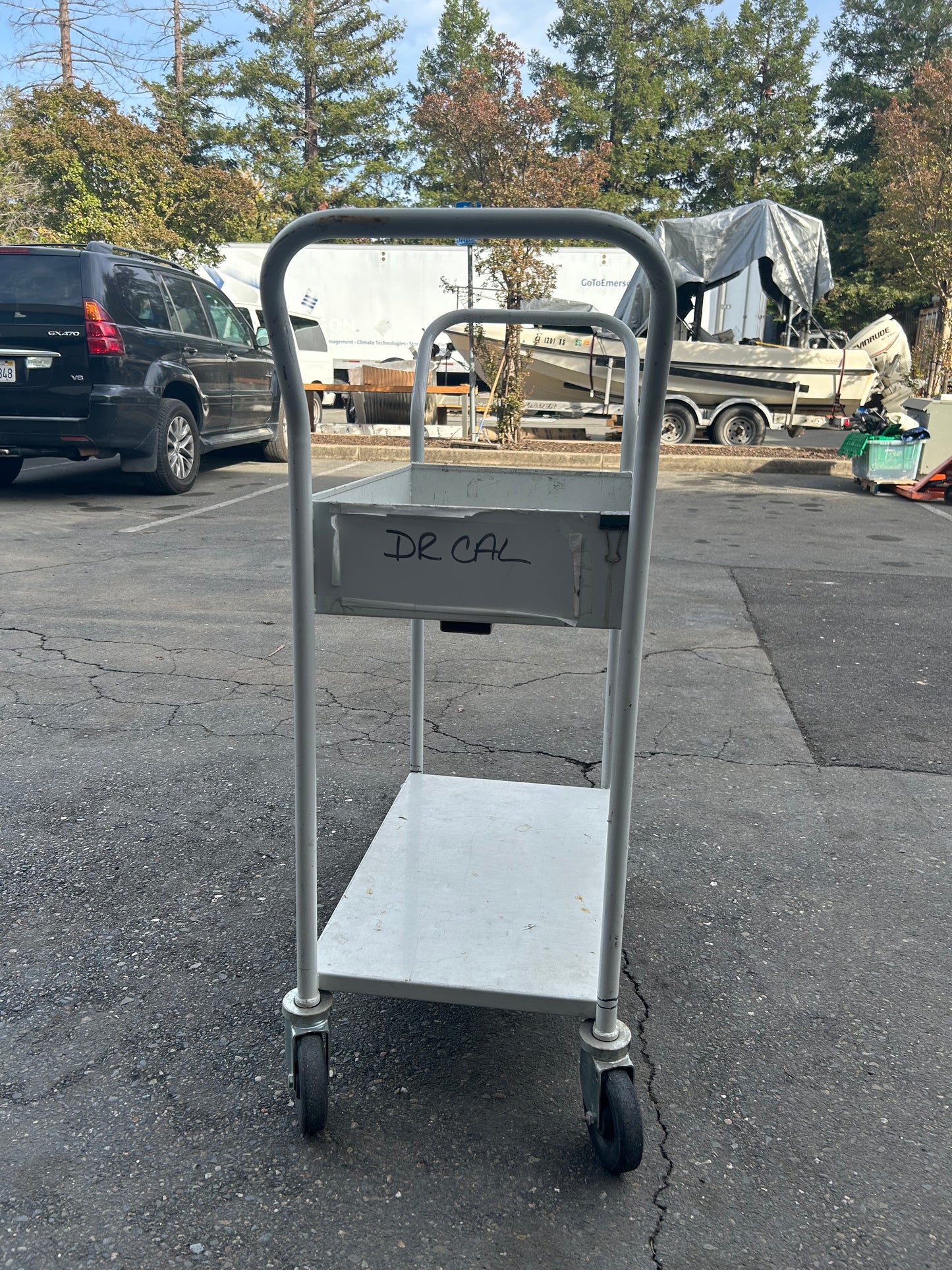 2-Shelf Steel Cart