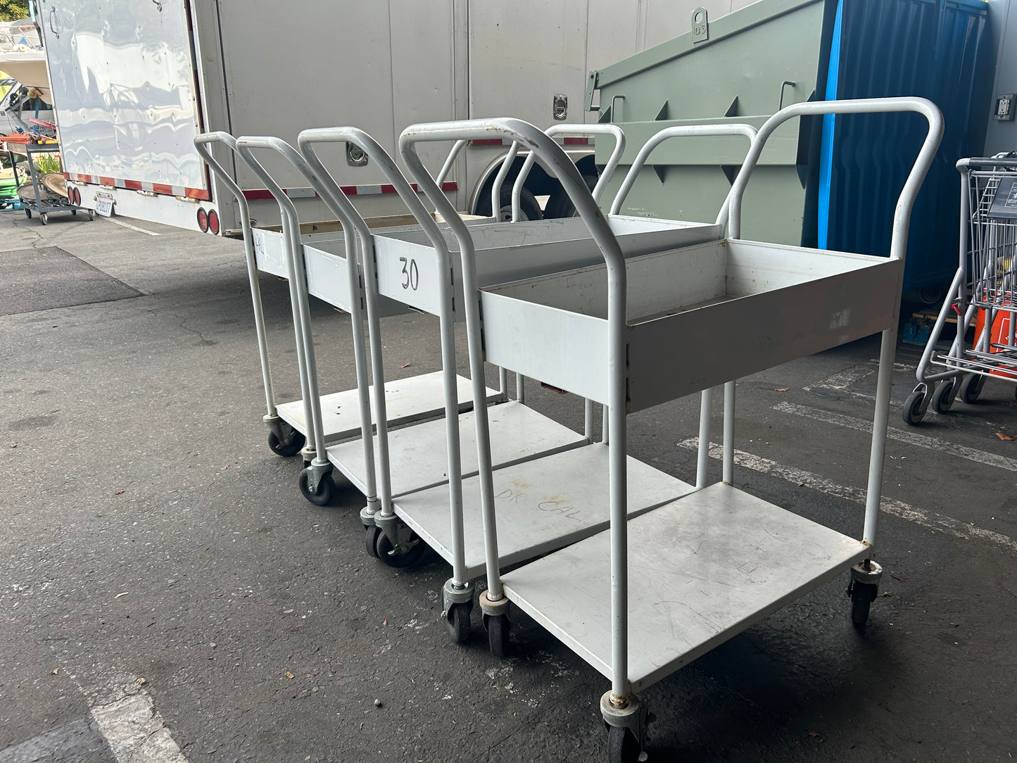 2-Shelf Steel Cart