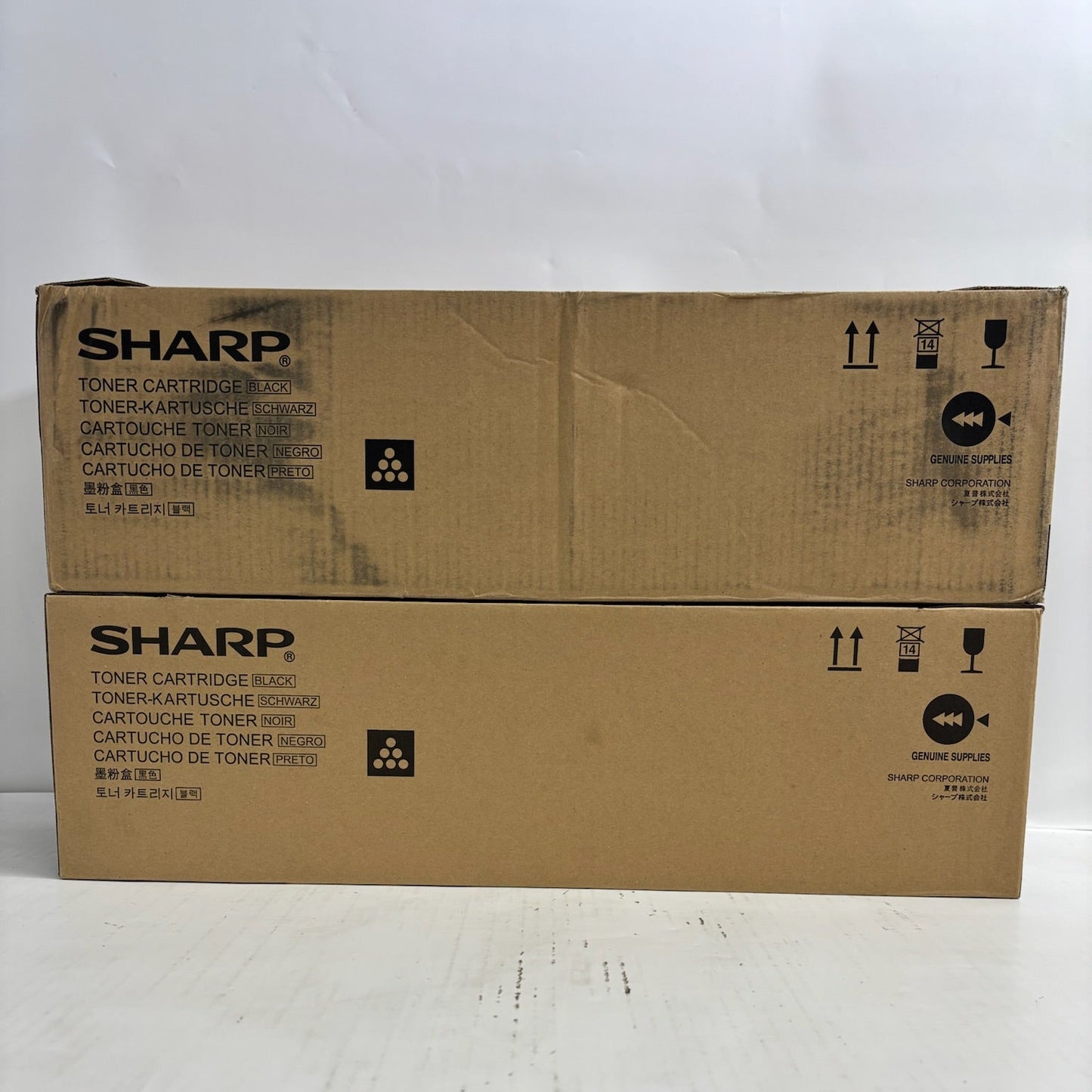 2 OEM Sharp MX-M1054,MX-M1056,MX-M1204,MX-M905 Black Toner MX-900NT,MX900NT