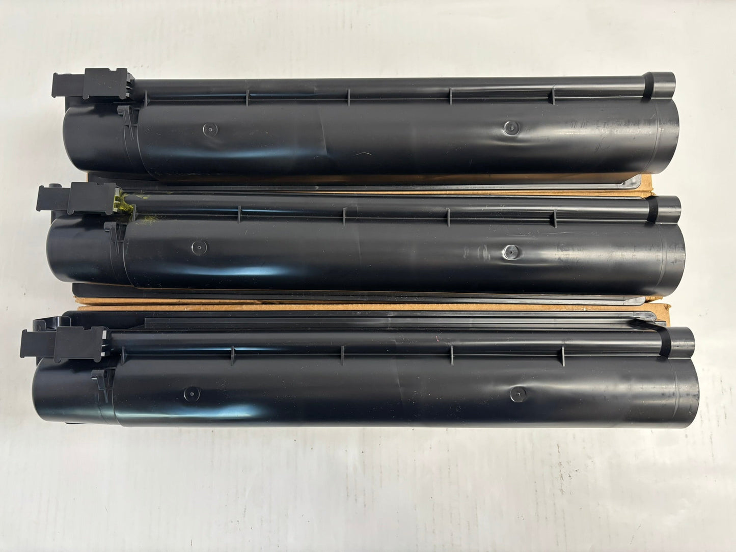3 Open Genuine Toshiba e2505AC,3005AC CYK Toners T-FC505U-C,Y,K (No Mag,No Tabs)