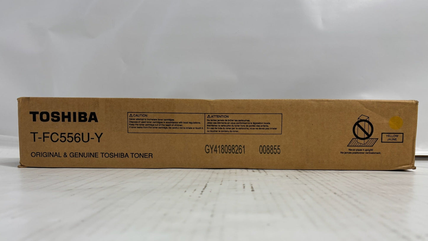 New Genuine Toshiba e-STUDIO 5506AC,6506AC,7506AC Yellow Toner T-FC556U-Y