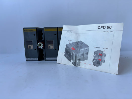 Bussman CFD-60J3 Switch, Fusible, 60A,J,600V General Purpose Switch