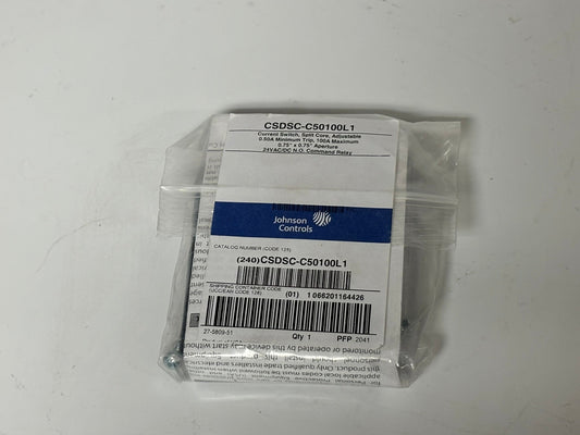 New Johnson Control CSDSC-C50100L1 Current Switch Relay Sensor Self-Calibrate