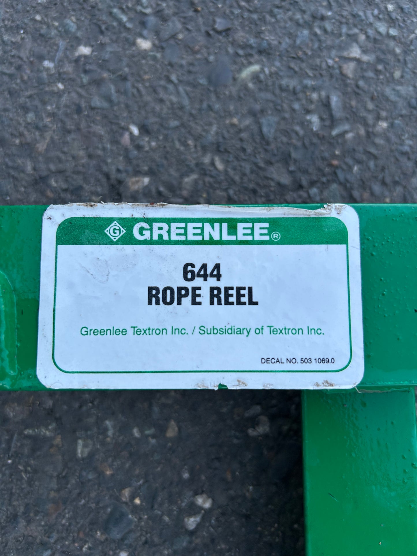 Greenlee 644 Rope Stand