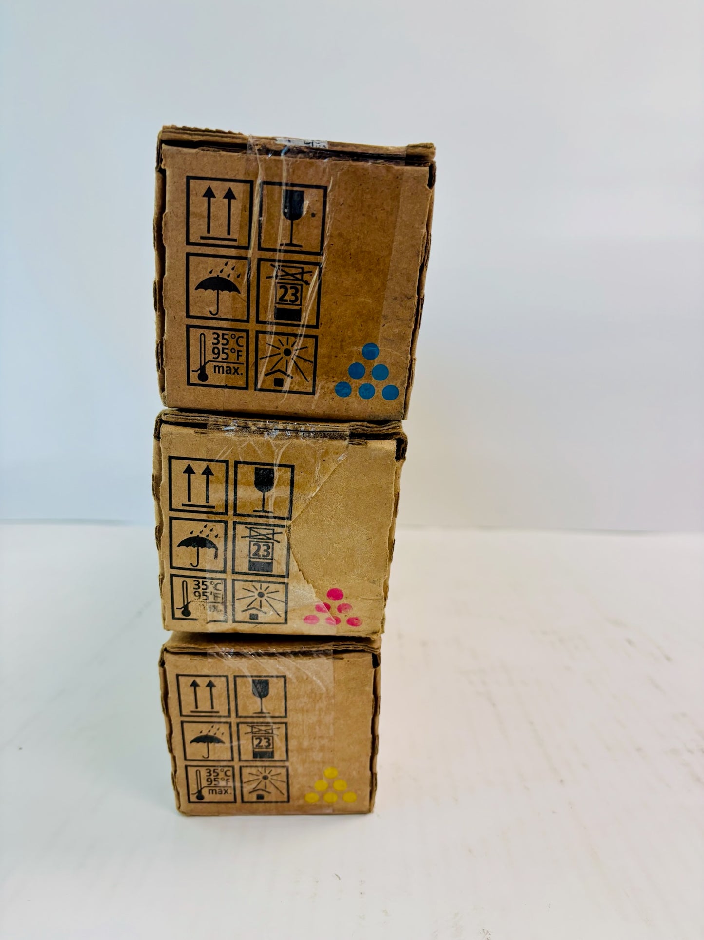 3 Genuine Ricoh IM C4500,C6000 Cyan, Mag & Yellow Toner 842280,842281,842282