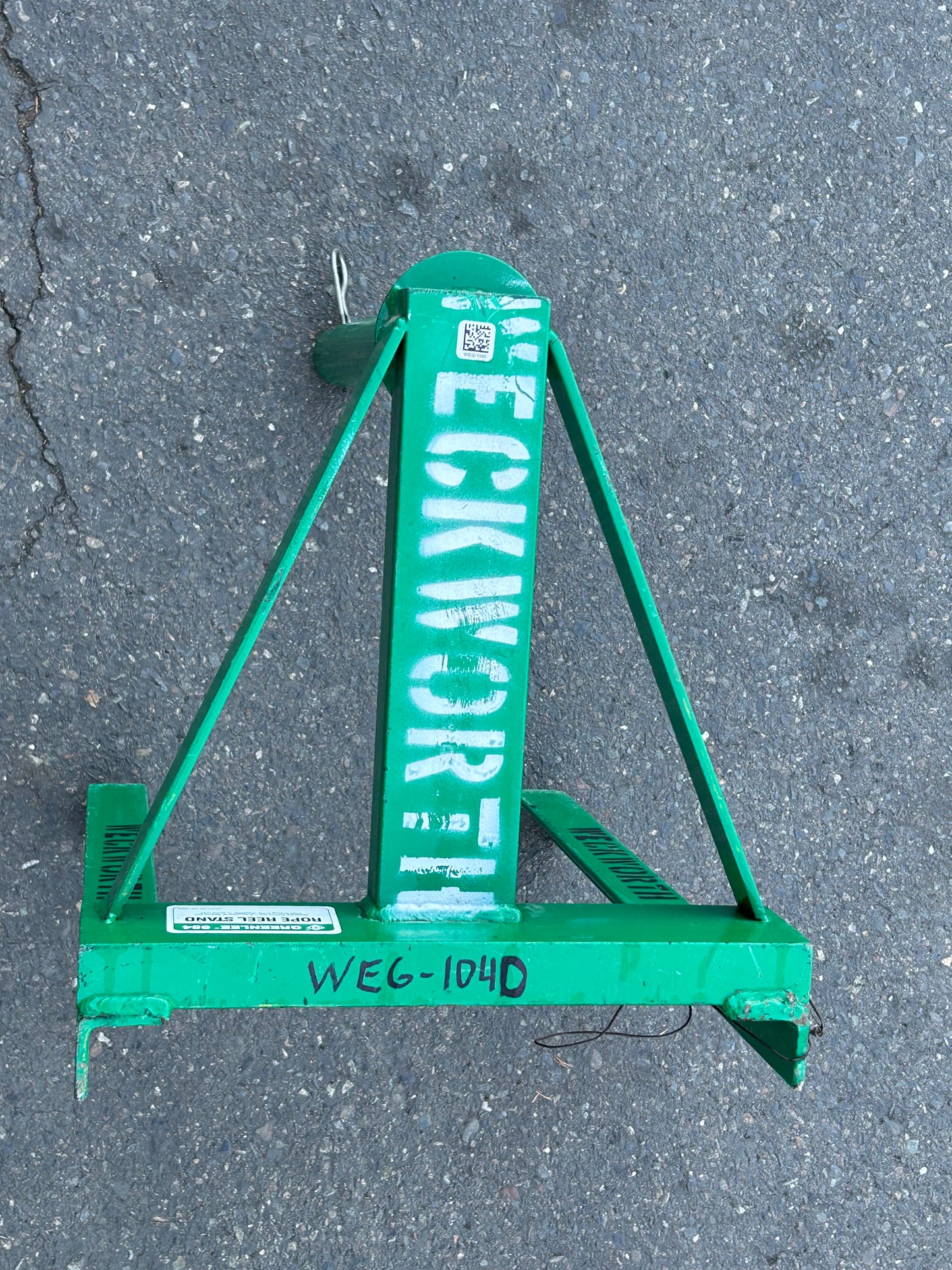 Greenlee 654 Rope Reel Stand