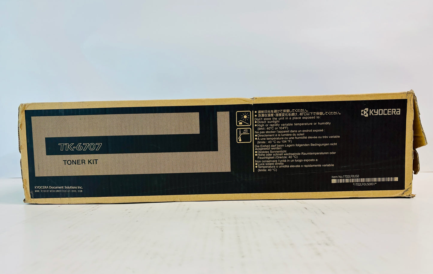 Open Genuine Kyocera TASKalfa 6500i,8000i,6501i,8001i Black Toner TK-6707 1T02LF0US0