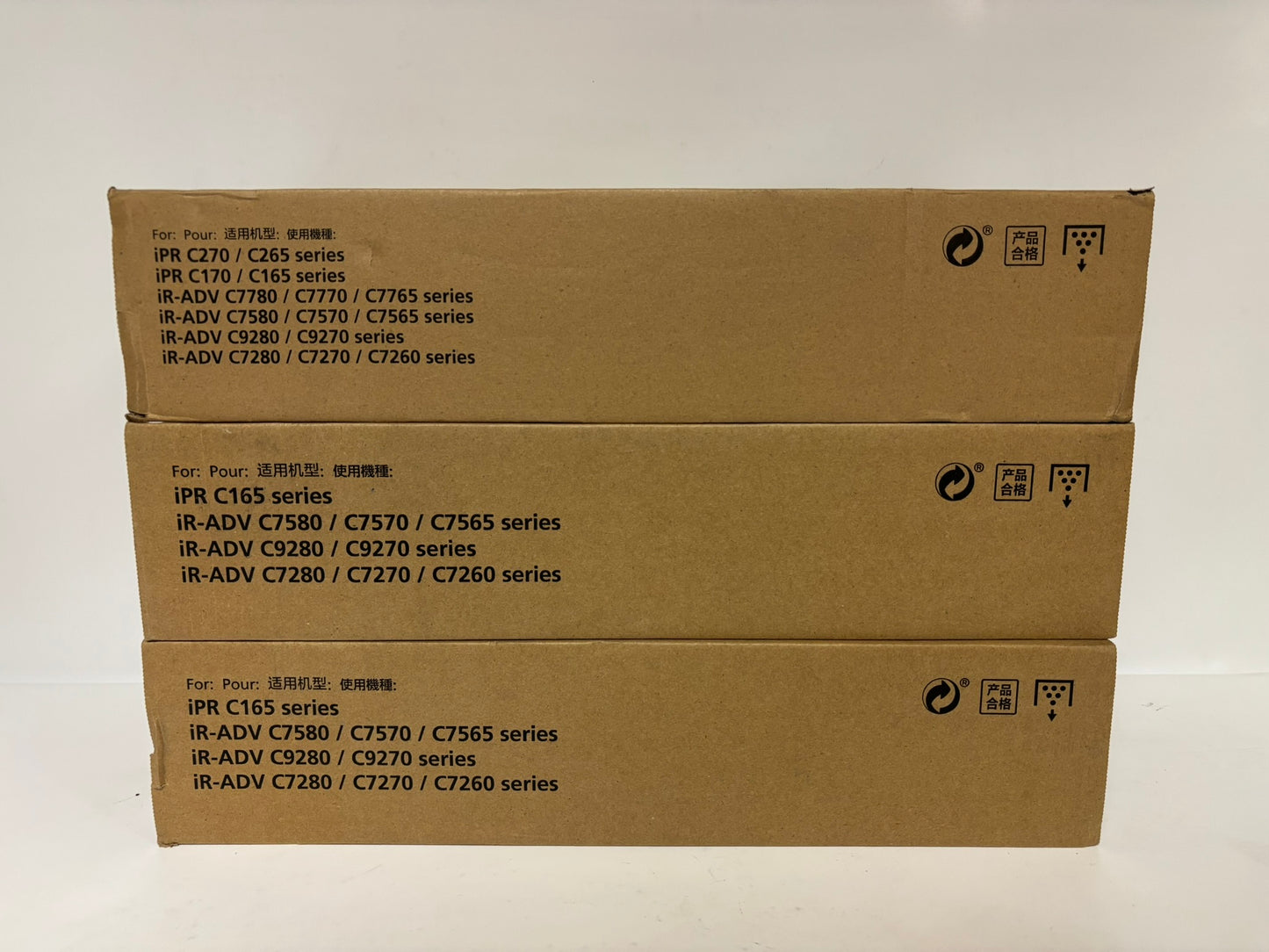 3 OEM Canon C7055,C7065,C7260,C7270,C7565 Waste Toner Container WT-204
