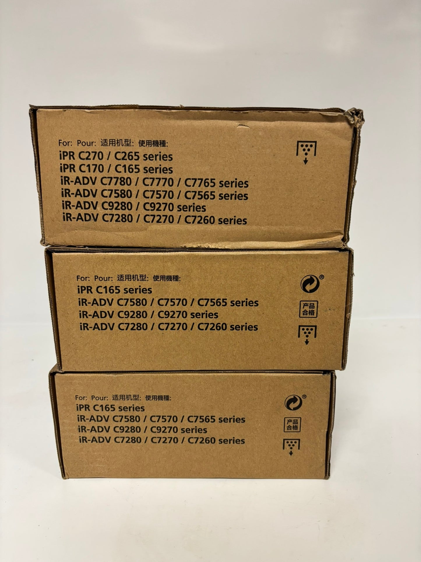 3 OEM Canon C7055,C7065,C7260,C7270,C7565 Waste Toner Container WT-204