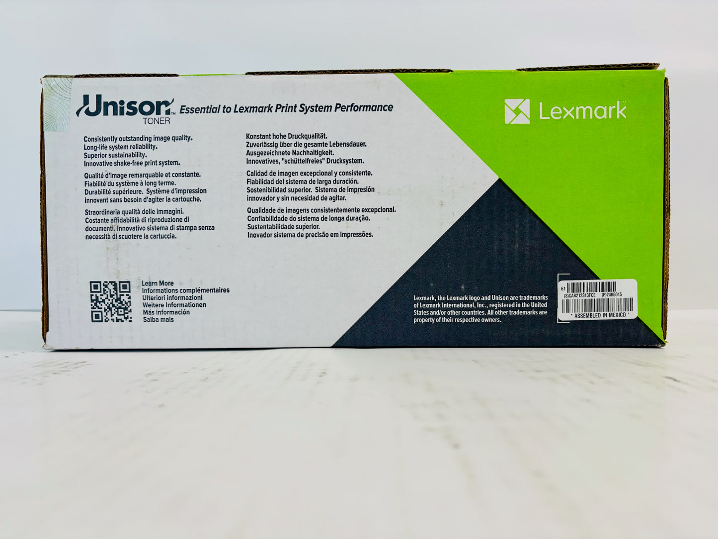 Genuine Lexmark M5155, M5163,M5170 One Black Toner 24B6015