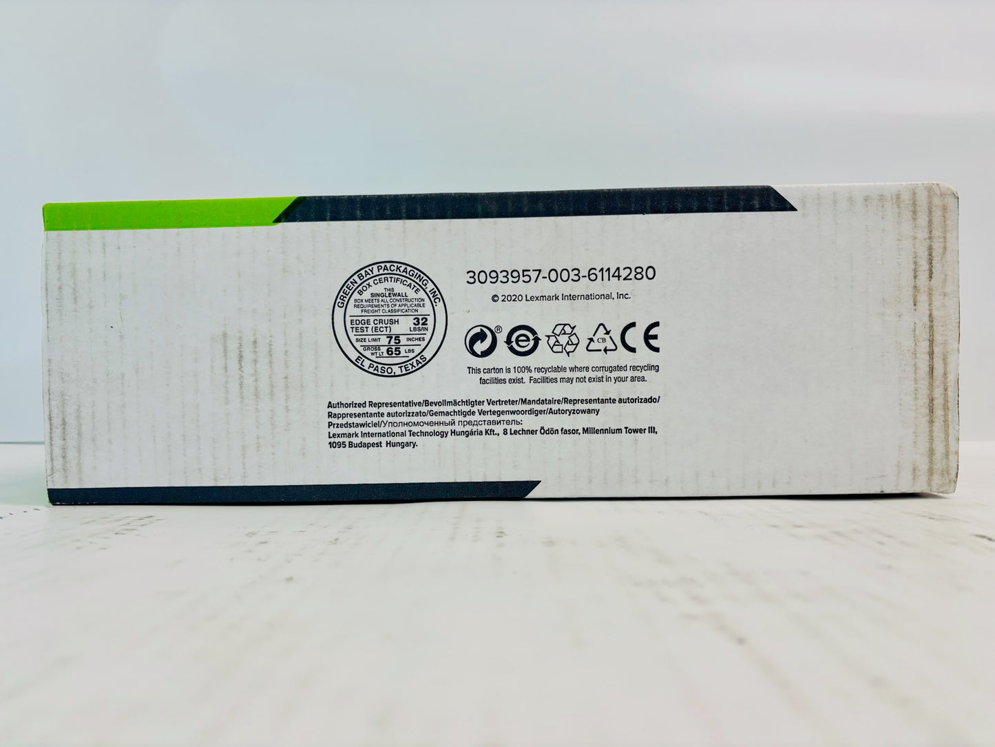 Genuine Lexmark M5155, M5163,M5170 One Black Toner 24B6015