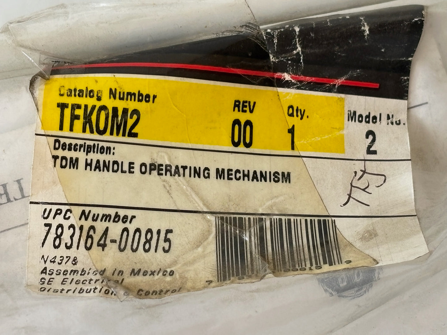 GE TFK0M2 Trip Unit for TFK Molded Case Circuit Breakers