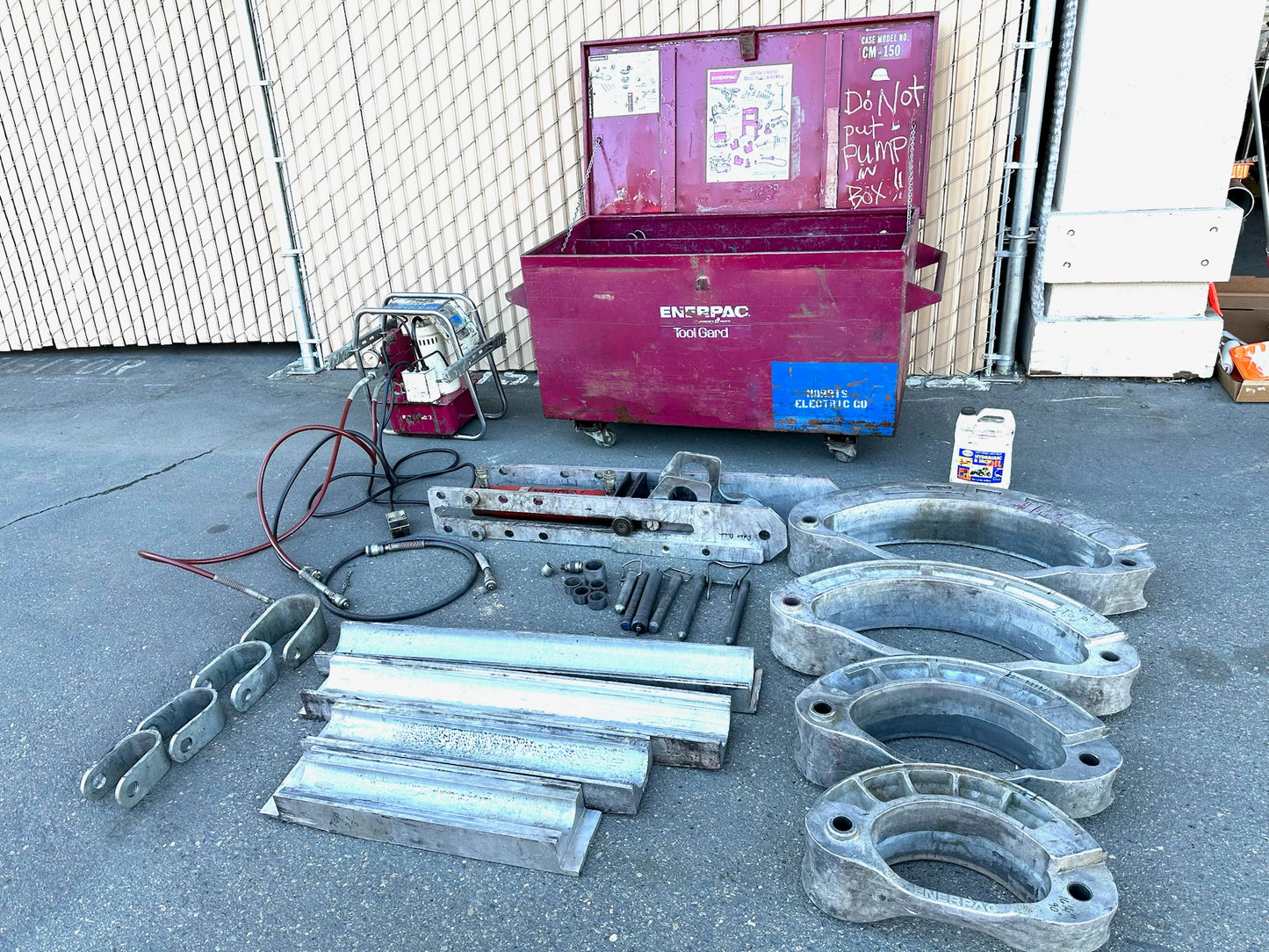 ENERPAC EEGOR B‑400  Series Hydraulic Conduit/Pipe Bender-EMT/IMC 2 1/2”-4”
