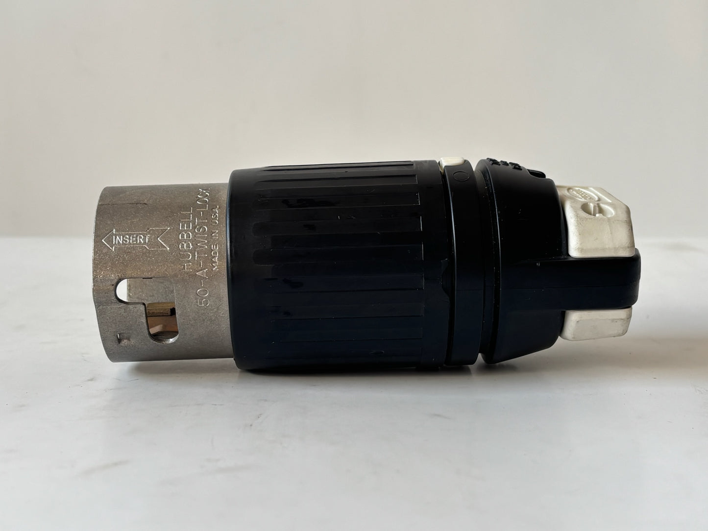2 PK Hubbell CS6365C 50A 125/250V 3-Pole 4-Wire Twist-Lock Male Plug