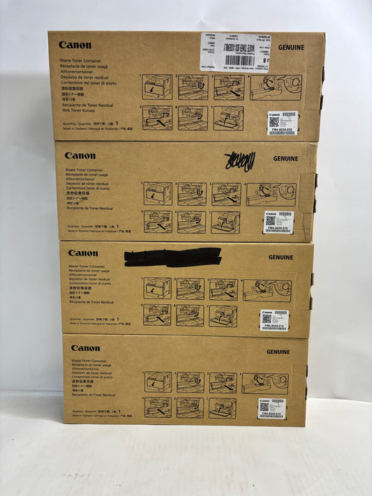4 New OEM Canon iR ADV 1730,1730iF Waste Toner Box FM4-8035-010(FM4-8035-0000)
