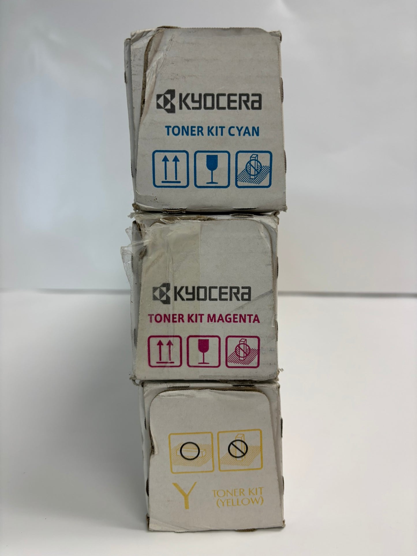 3 New OEM Kyocera TASKalfa 2552ci,2553ci CMY Toners TK-8347C, TK-8347M, TK-8347Y