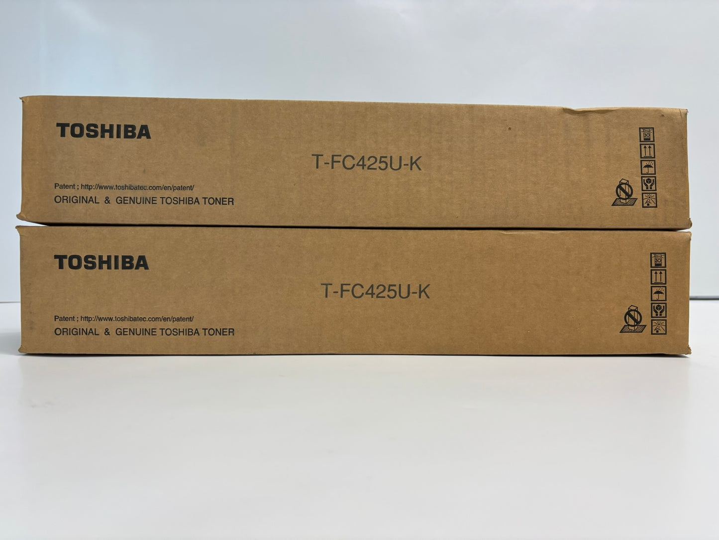 2 OEM Toshiba E Studio 2525AC,3025AC,3525AC,4525AC Black Toners T-FC425-K