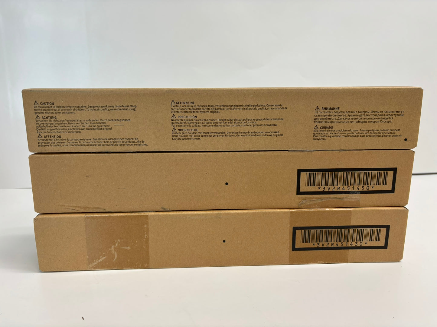 3 New Cosmetic OEM Kyocera / Copystar CS306ci,CS307ci,CS308ci TK-5199 CMY Toners