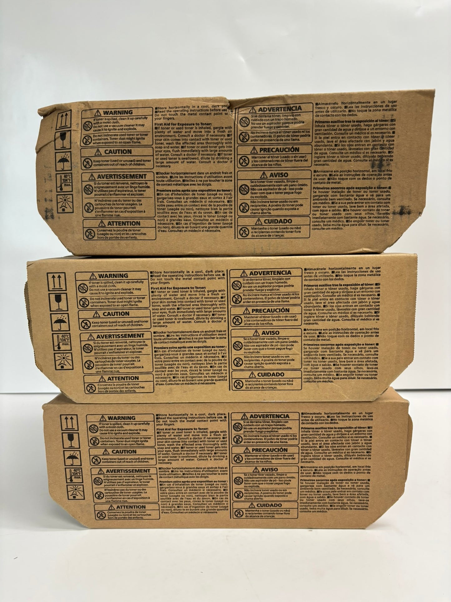 3 Genuine Ricoh MP 501SPF,601SPF,SP 5300DN,5310DN Black Toners 407823 (2 Open)