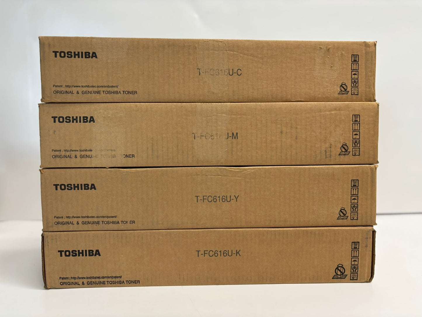 4 Cosmetic OEM Toshiba e-STUDIO 5516AC,6516AC,7516AC T-FC616U CMYK Toners