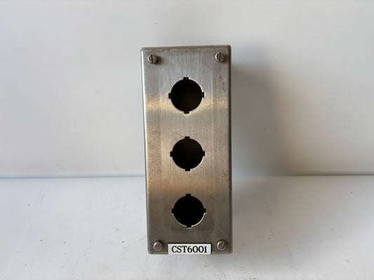 Hoffman E3PBSS Stainless Steel Pushbutton Enclosure Screw On Cover