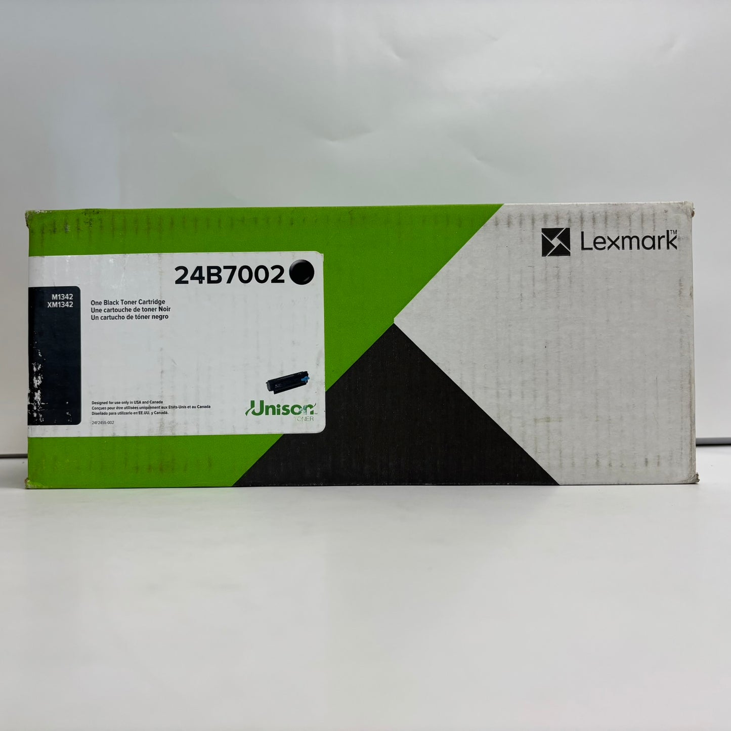 New OEM Lexmark M1342,XM1342 Black Toner Cartridge 24B7002