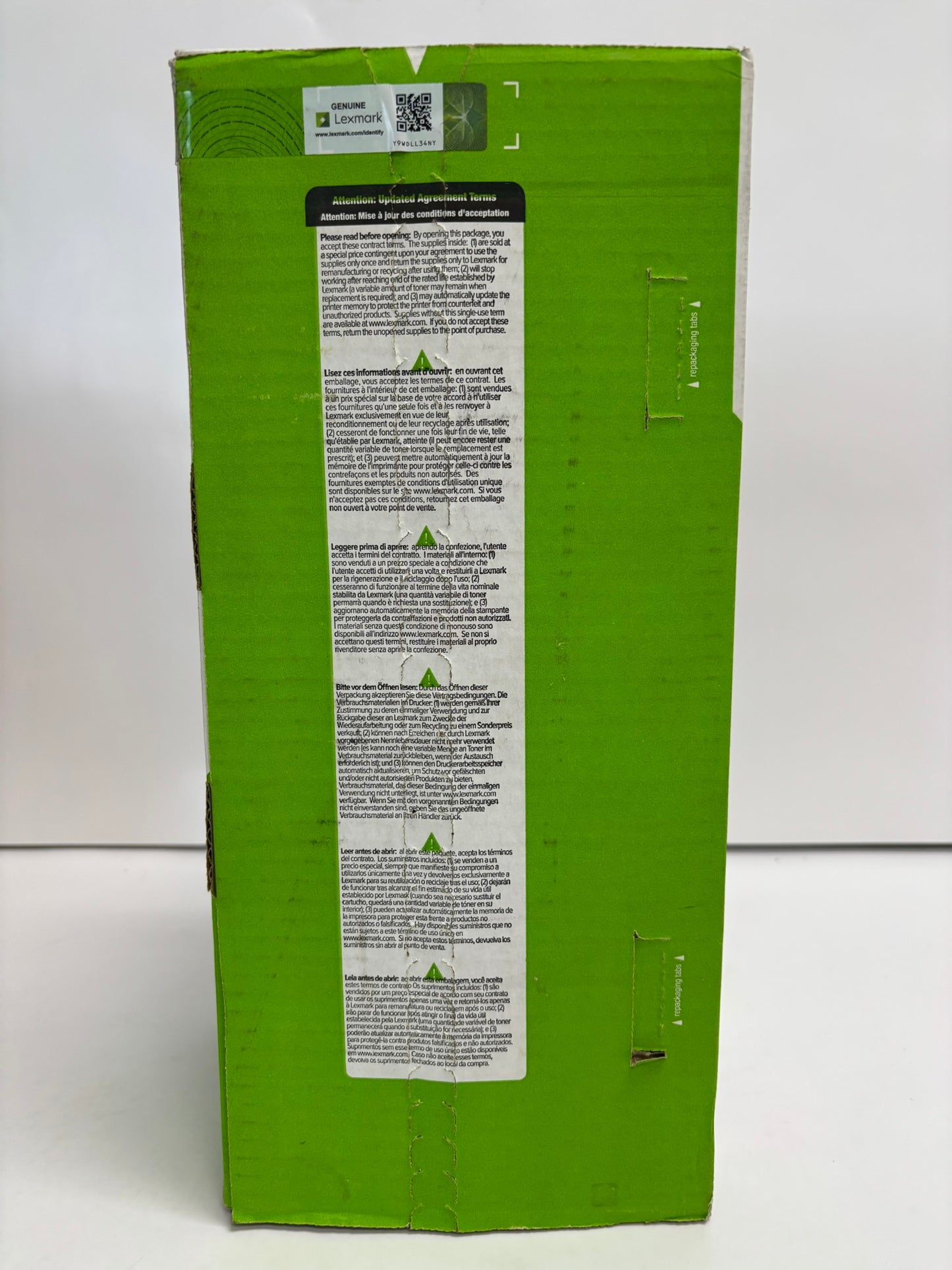 New OEM Lexmark M1342,XM1342 Black Toner Cartridge 24B7002